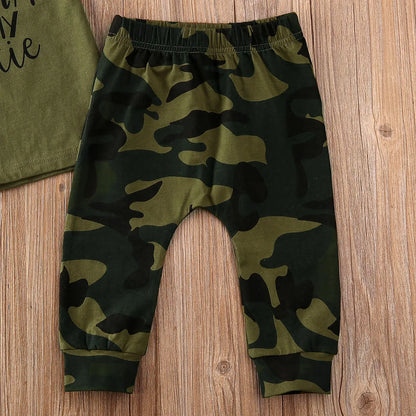 Mama is My Bestie T-shirt and Camo Pant Set