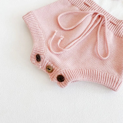 One-piece Knitted Rompers for 3-24 Months