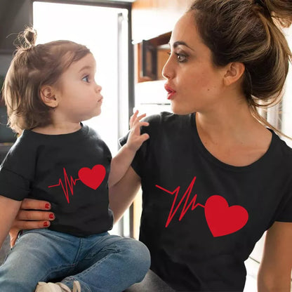 Mommy And Me Cotton Print T-shirt Sold Separately