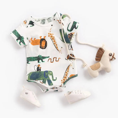 Animal Print Bodysuits For 0-36 Months