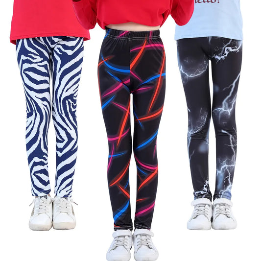 Girls Print Skinny leggings