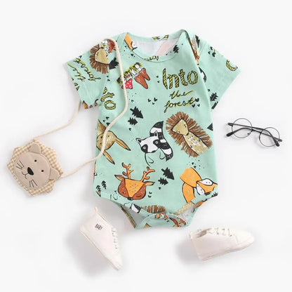 Animal Print Bodysuits For 0-36 Months