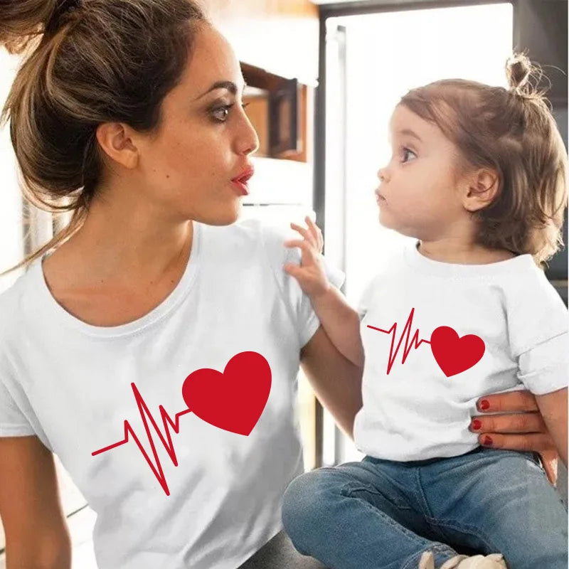 Mommy And Me Cotton Print T-shirt Sold Separately