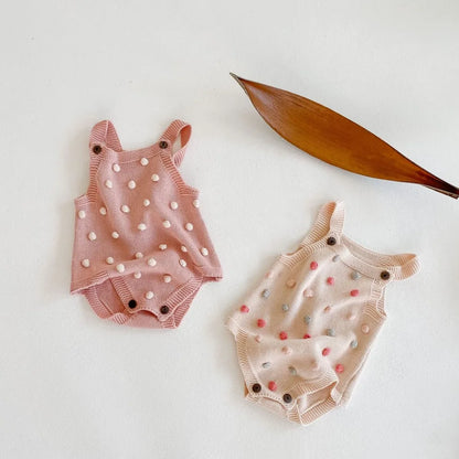 One-piece Knitted Rompers for 3-24 Months