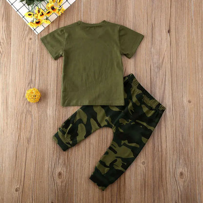 Mama is My Bestie T-shirt and Camo Pant Set