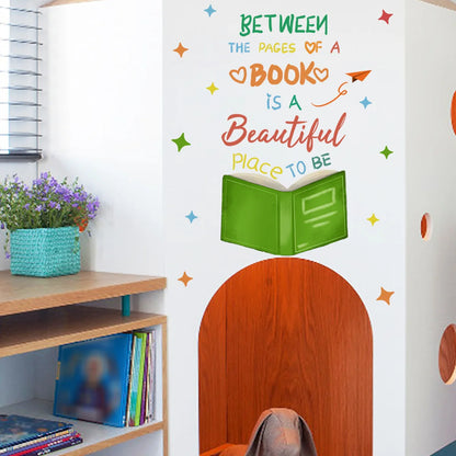 Inspirational Reading Phrases Wall Stickers