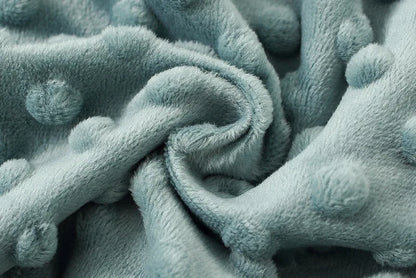 Warm Fleece Solid Color Baby Blanket