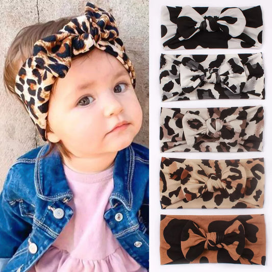 Leopard Print Headband 0-3 Years