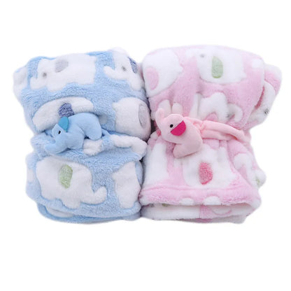 Cute Plush Elephant Baby Cover