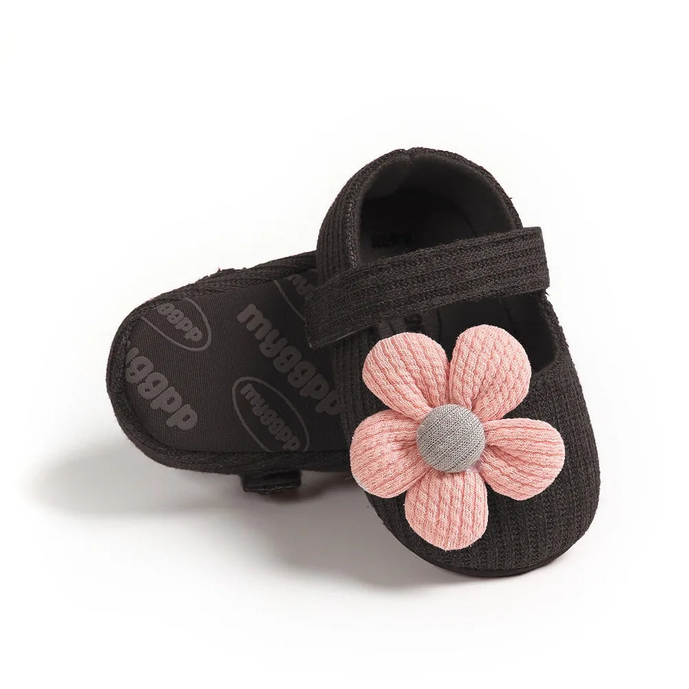 Baby Girl 0-18 Months Cotton Fashion Shoes With Bow