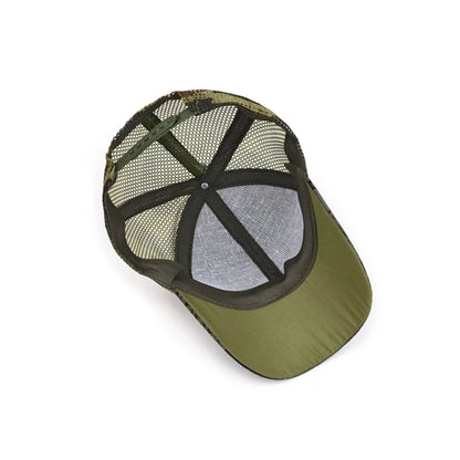 Camouflage Mesh Baseball Cap For Boys 3-9 Years