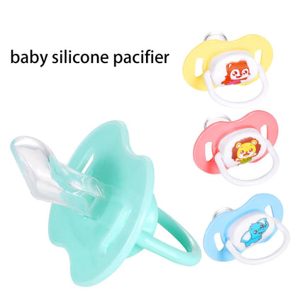 Animal Print Baby Silicone Pacifiers