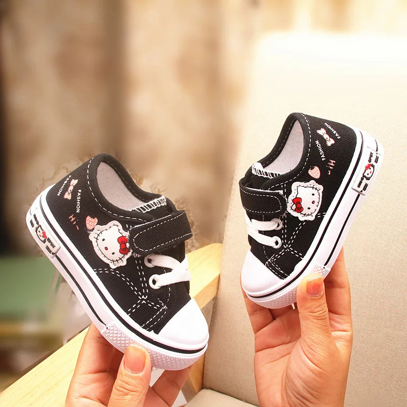 Girls Hello Kitty Canvas Shoes