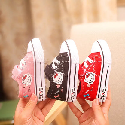 Girls Hello Kitty Canvas Shoes