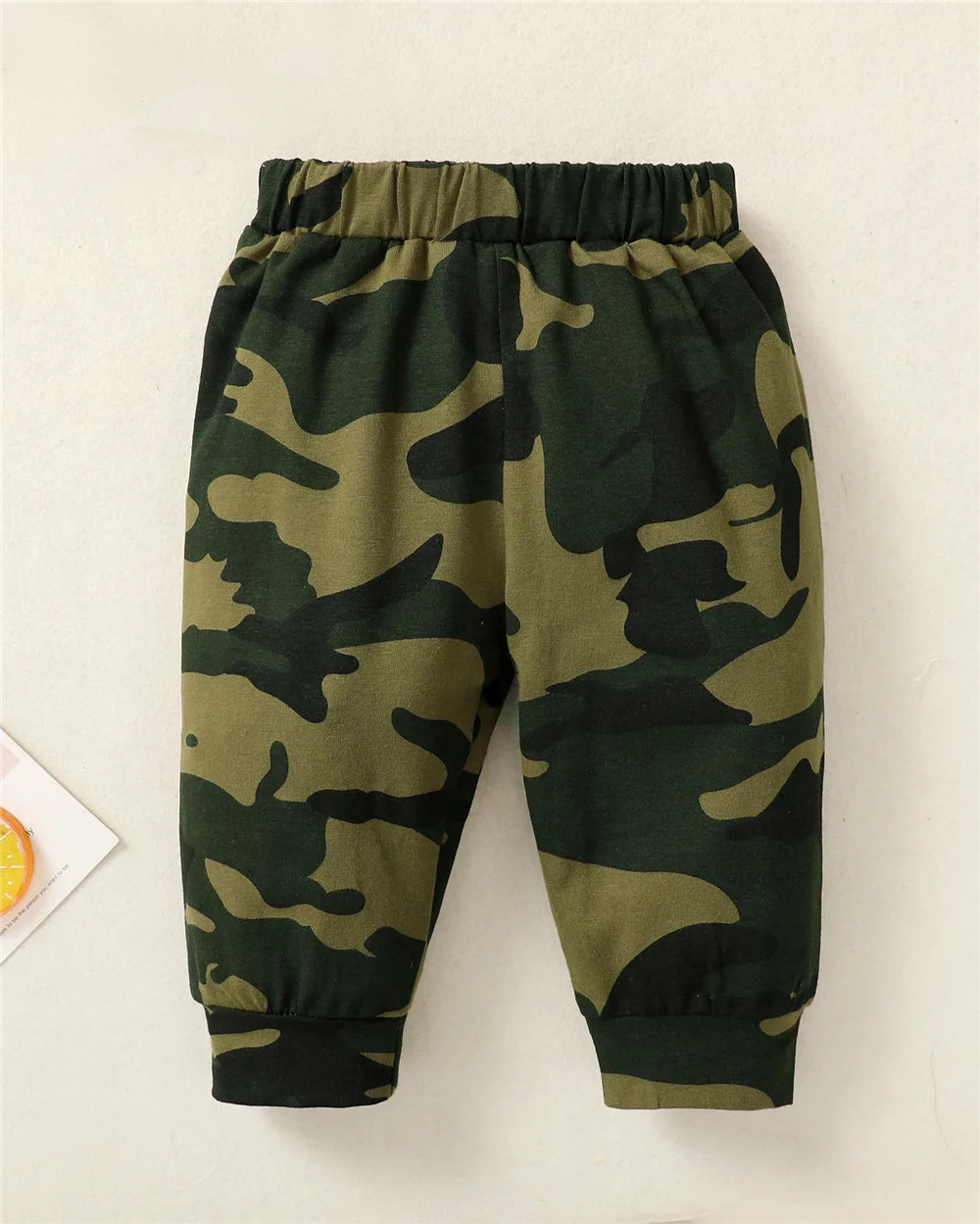 "Cooler Version of Dad" Bodysuit Camo Pants and Hat Set for 0-18 Months