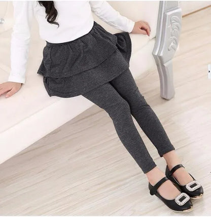 Warm Girls Skirt with leggings