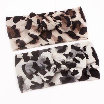 Leopard Print Headband 0-3 Years