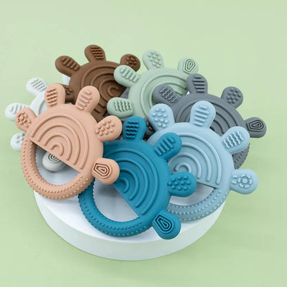 BPA Free Silicone Baby Teether Toys