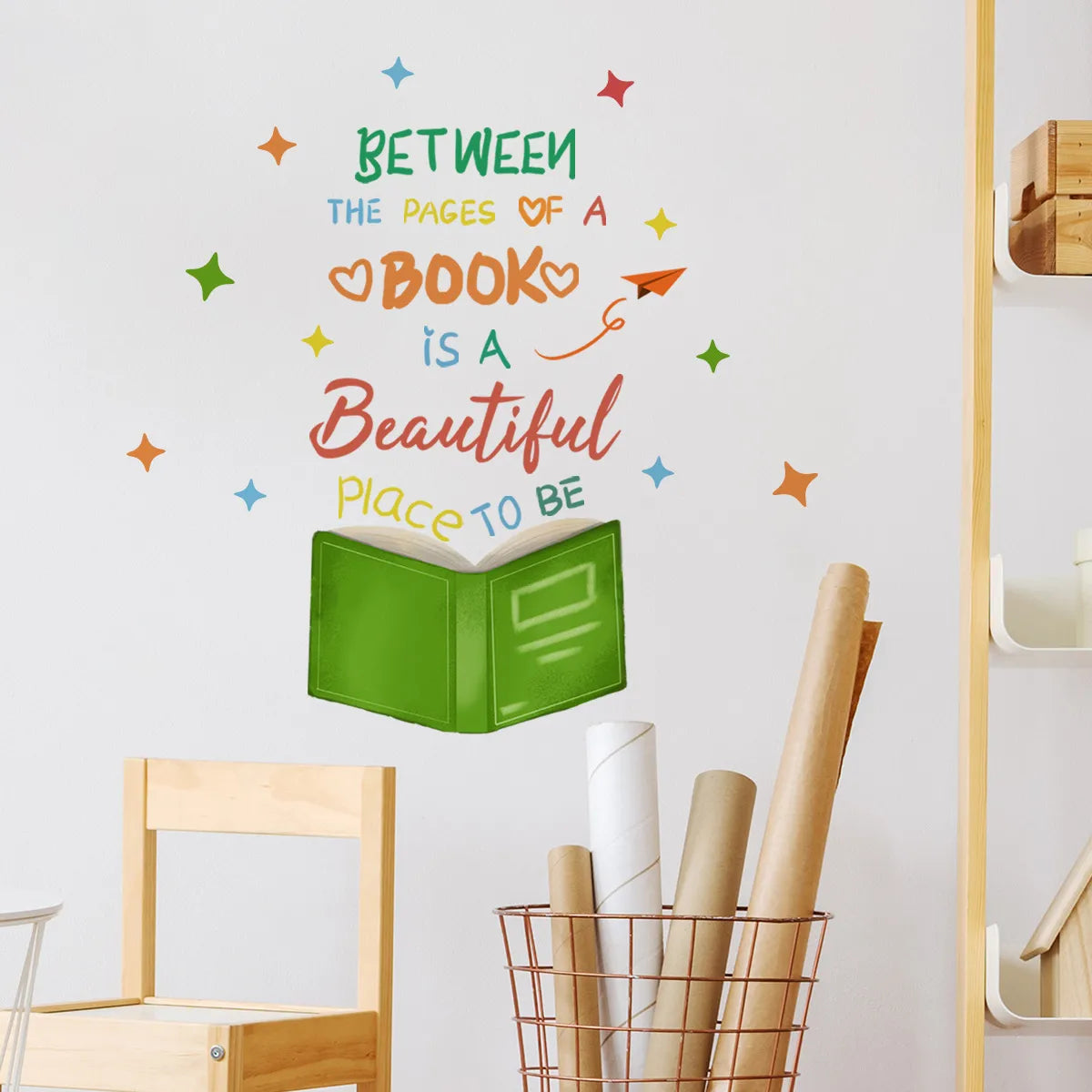 Inspirational Reading Phrases Wall Stickers