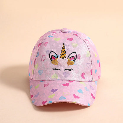 Unicorn Baseball Cap For Girls 4-12 Years