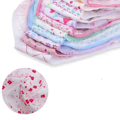 12 Pairs Girls Cotton Print Panties