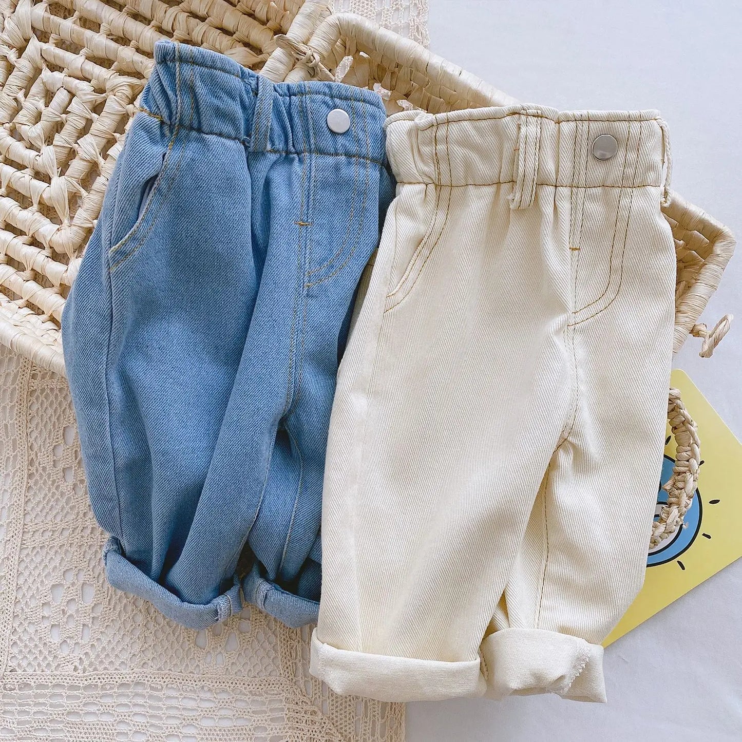 Baby Solid Color Jeans